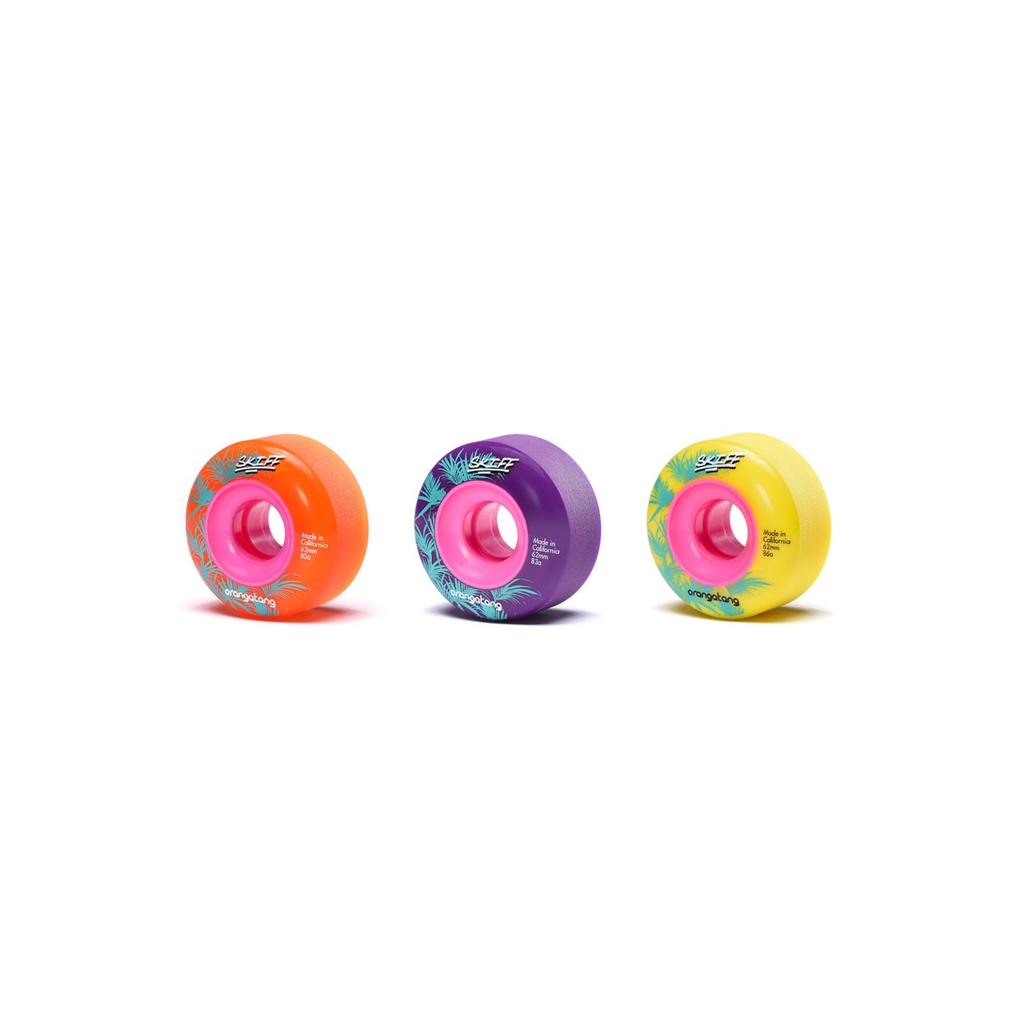 Longboard Wheels 62mm — Freestyle & Freeride Mini Set