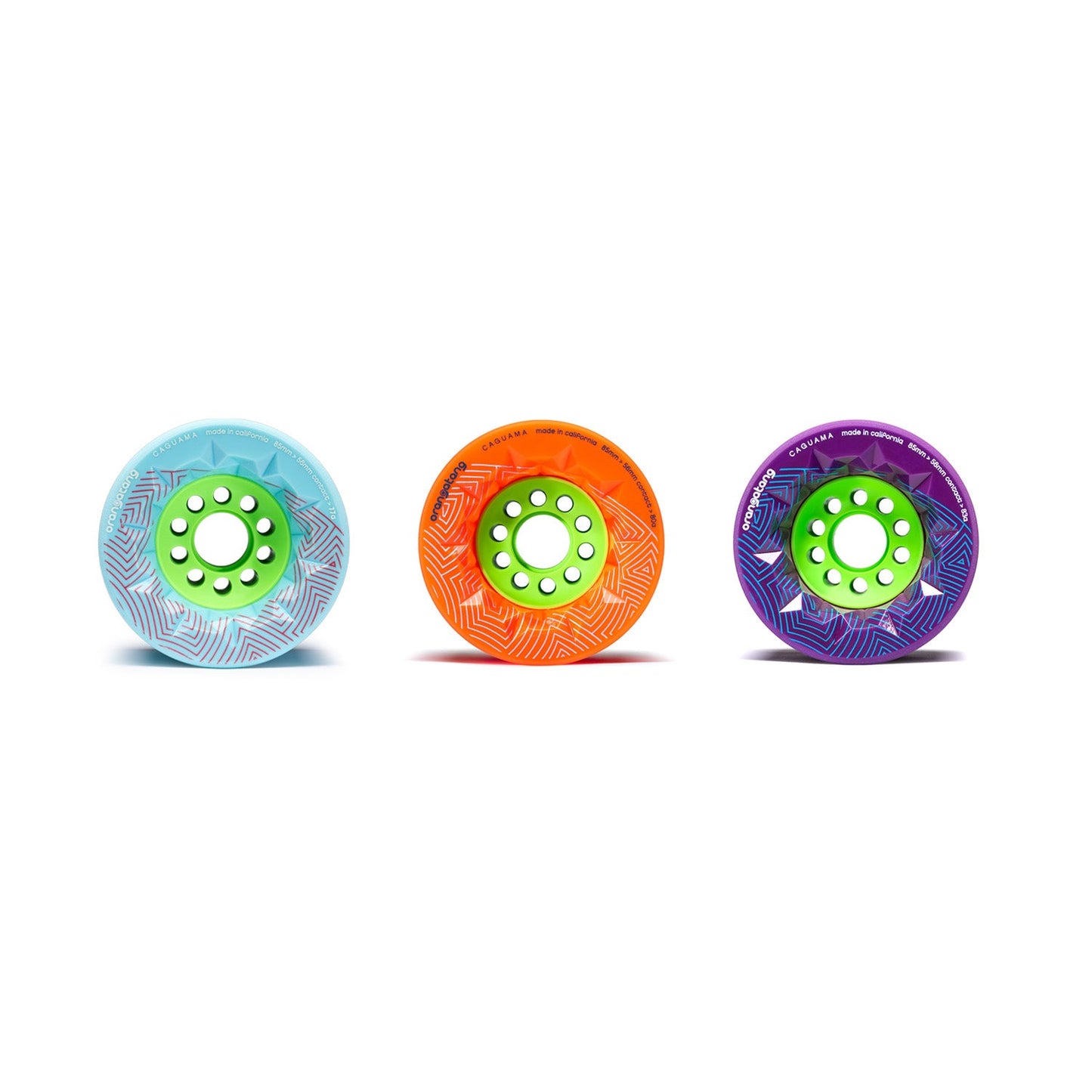 Comfort Wheel Set — 85mm Cruise Longboard, Smooth Roll Formula