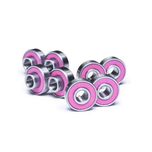Longboard Bearings Set — 8-Pack Precision Skate Bearings