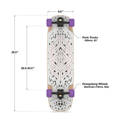 Short Nose Freeride Longboard — Complete Setup