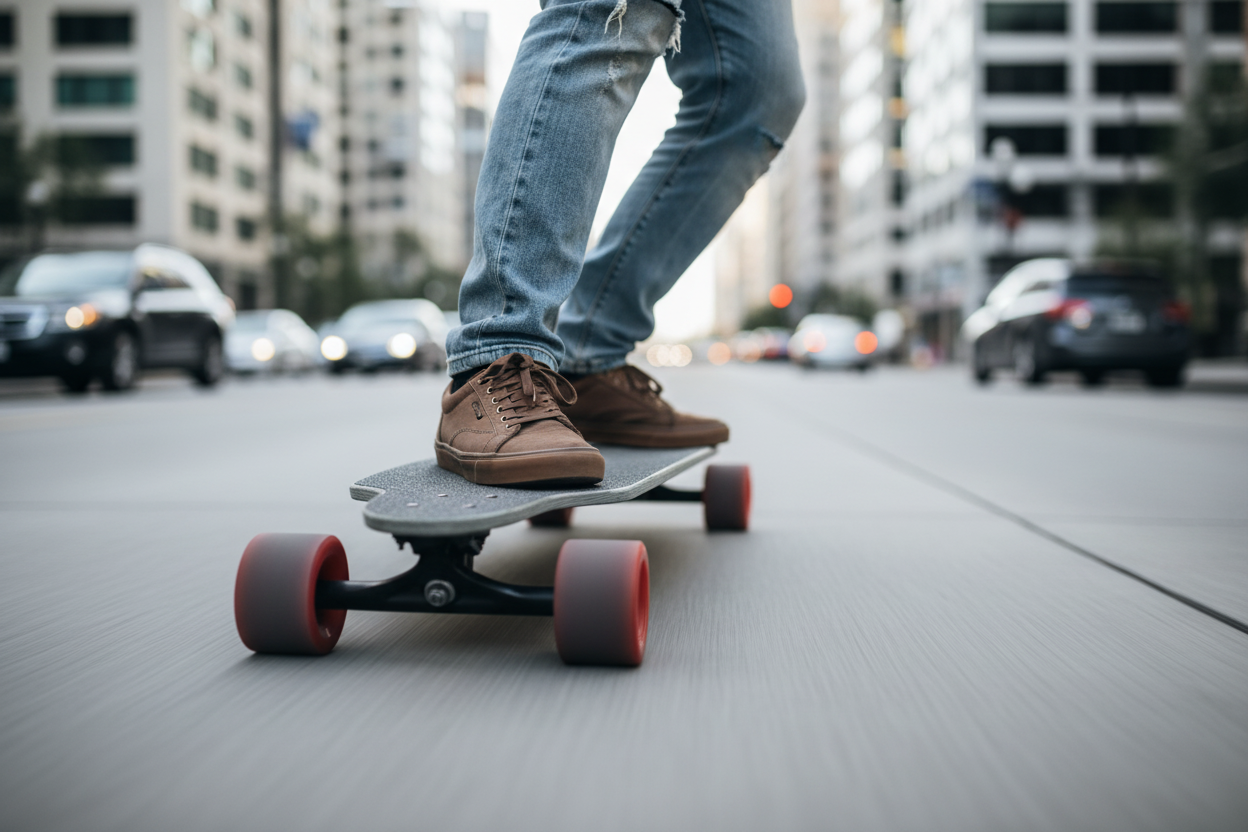 Longboard Lifestyle - Feet on Grip Tape
